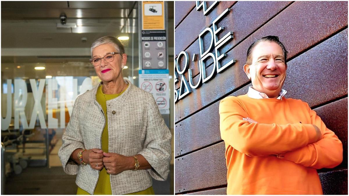 Los doctores Carmen Pita, urgencióloga, y Antonio Asensi, médico de familia, ambos jubilados ya, tras haber prorrogado su vida laboral hasta los 70 años.