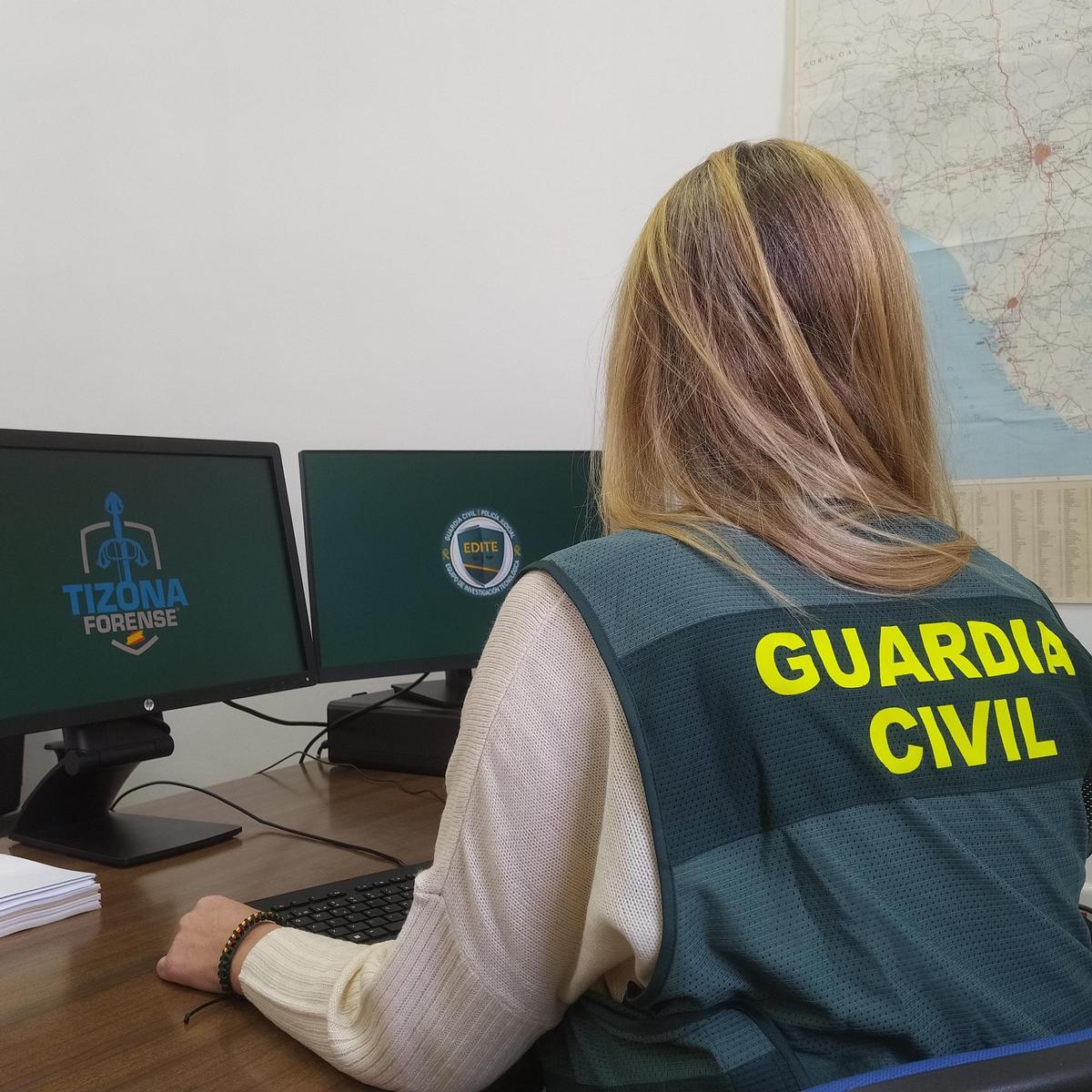 Equipo contra la ciberdelincuencia de la Guardia Civil.