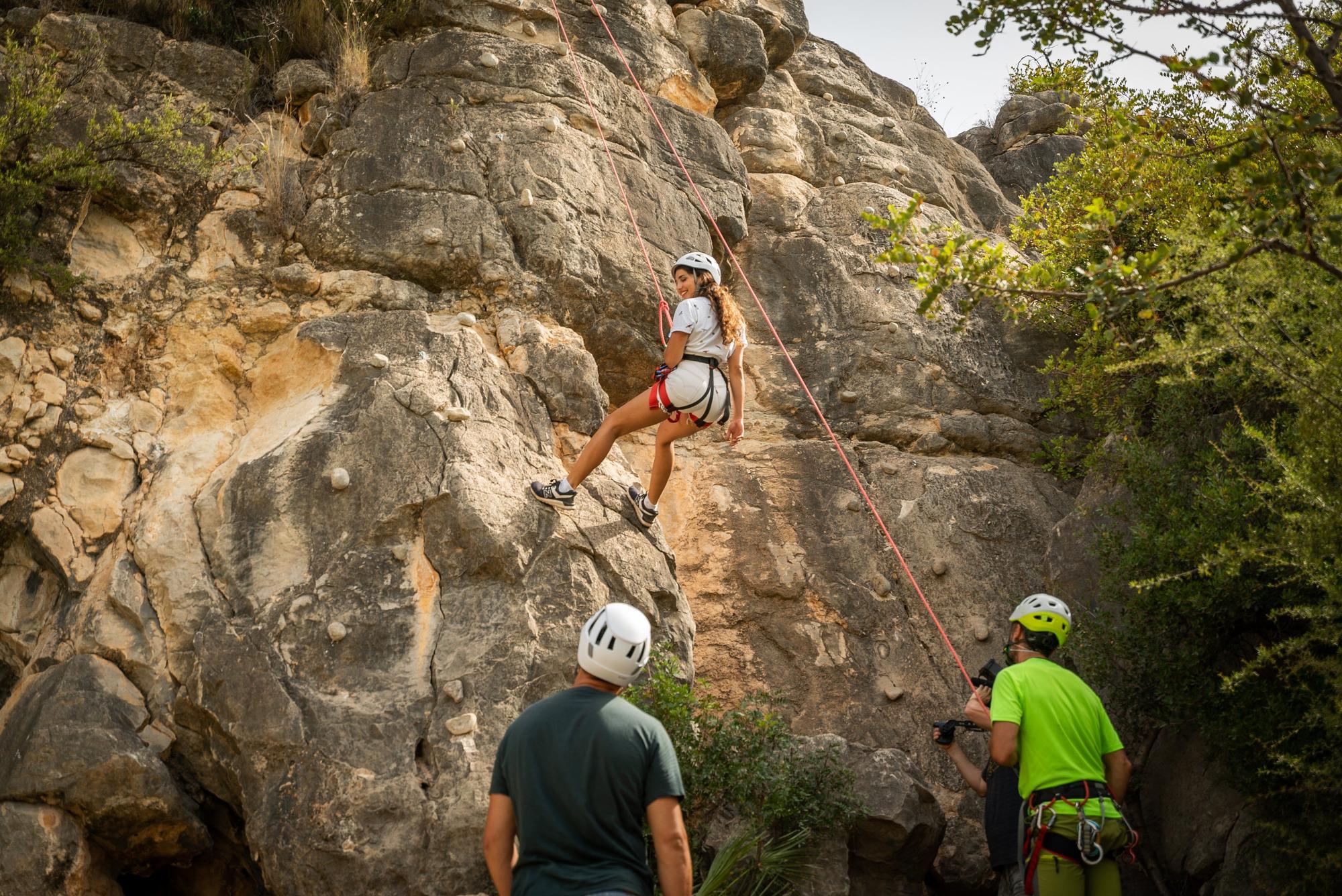 Para los más osados la oferta de escalada es una de las más atractivas en Espadán-Mijares