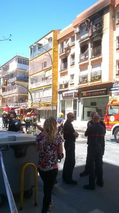 El fuego calcina un edificio de Héroe de Sostoa