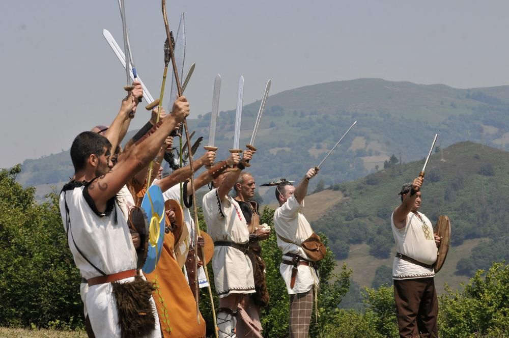 Batalla entre astures y romanos en Carabanzo