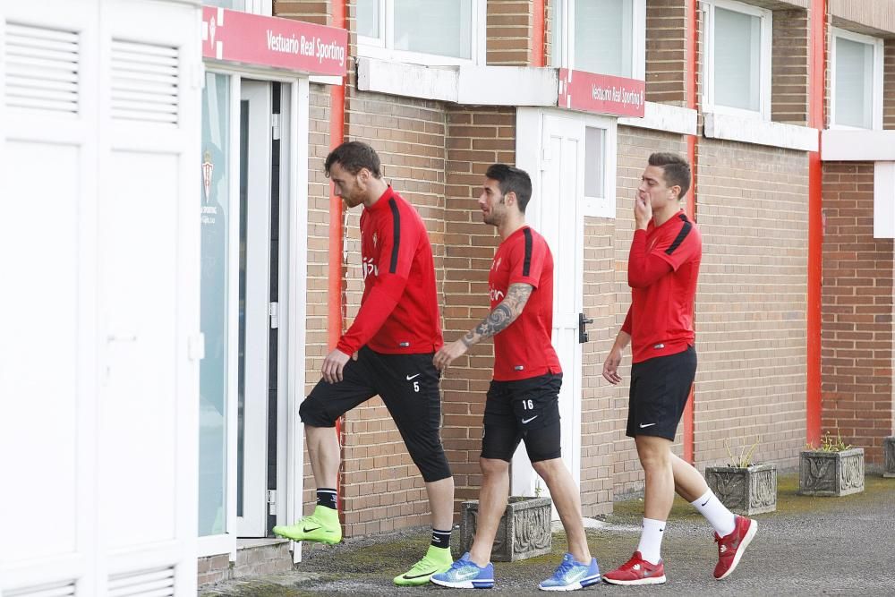 Entrenamiento del Sporting