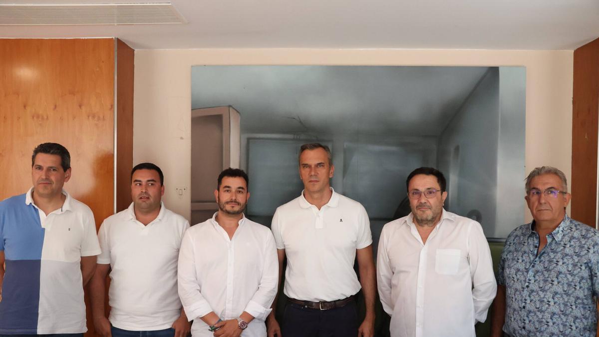 Miembros de la candidatura alternativa de la Cámara de Comercio.