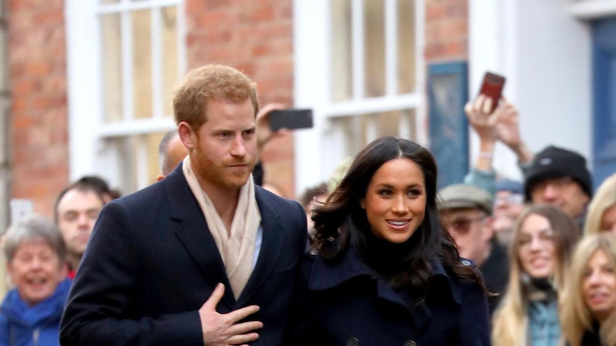 El Príncipe Harry y Meghan Markle visitan Nottingham