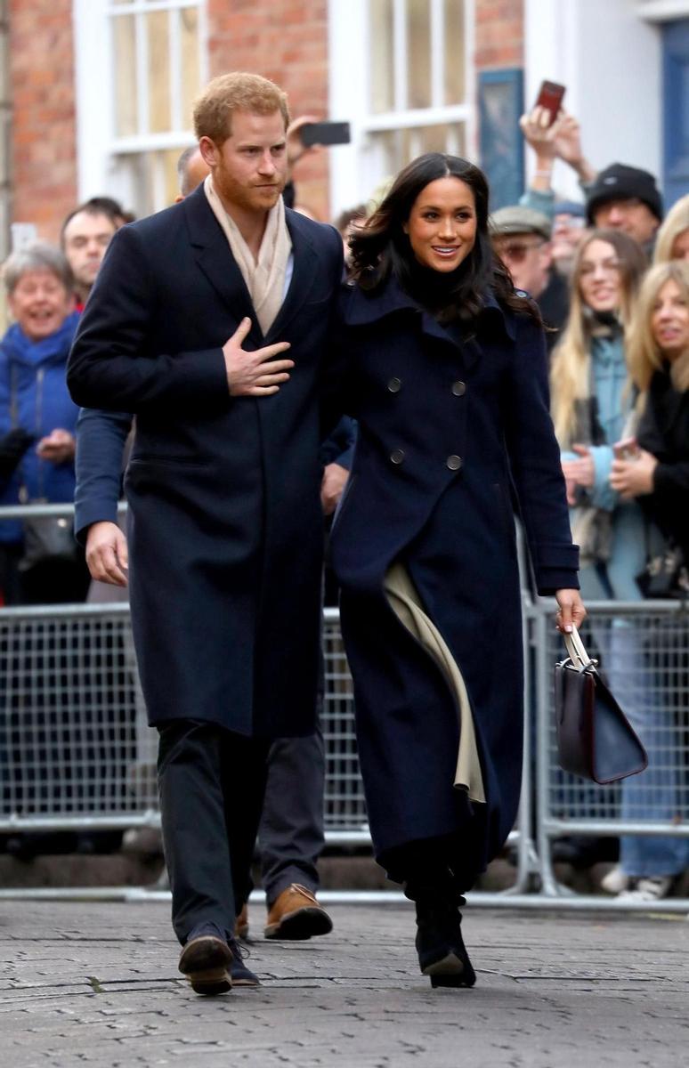 El Príncipe Harry y Meghan Markle visitan Nottingham