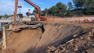 L’AP-7 es torna a tancar al trànsit en sentit sud al tram de Gelida