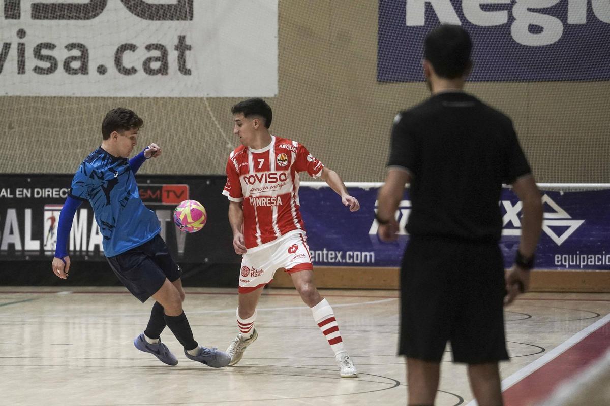 David Lozano, autor d'un gol i d'una assistència contra el Montesión