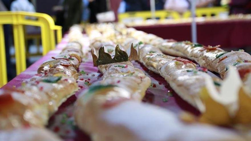 Roscón gigante a degustar en La Orotava