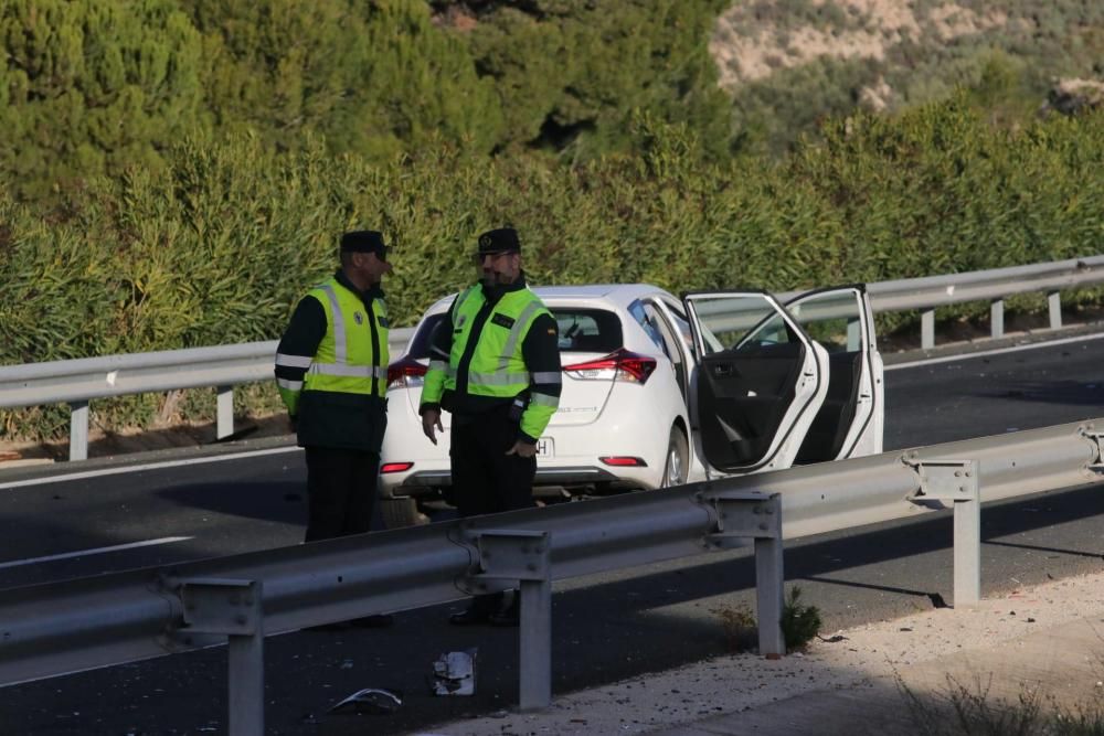 Un conductor en dirección contraria causa un accidente con dos muertos en la A-7 en Tibi