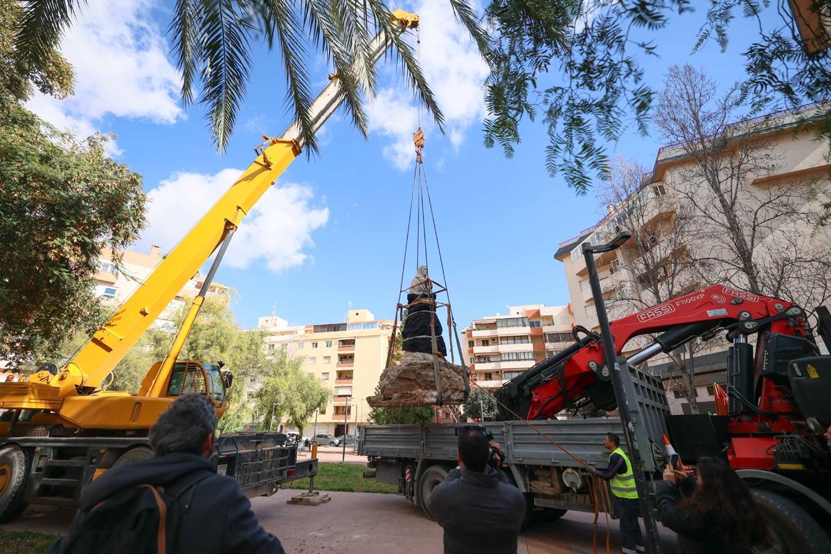Galería: Todas las imagenes del traslado de la pagesa de Ibzia a su nueva ubicación