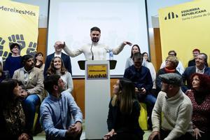 Rufián es presenta com a alcaldable d’ERC a Santa Coloma: «És el repte més colossal de les nostres vides»