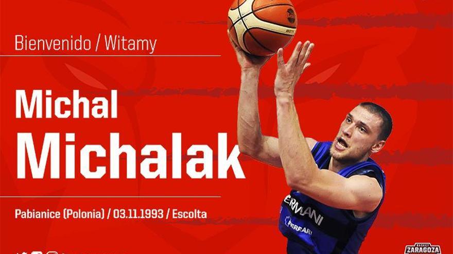 El polaco Michal Michalak refuerza el juego exterior de Tecnyconta Zaragoza