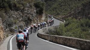 El pelotón de la Vuelta a España
