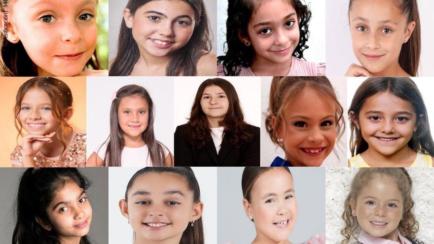 Conoce a las trece candidatas a reina infantil del Carnaval de Santa Cruz de Tenerife 2024