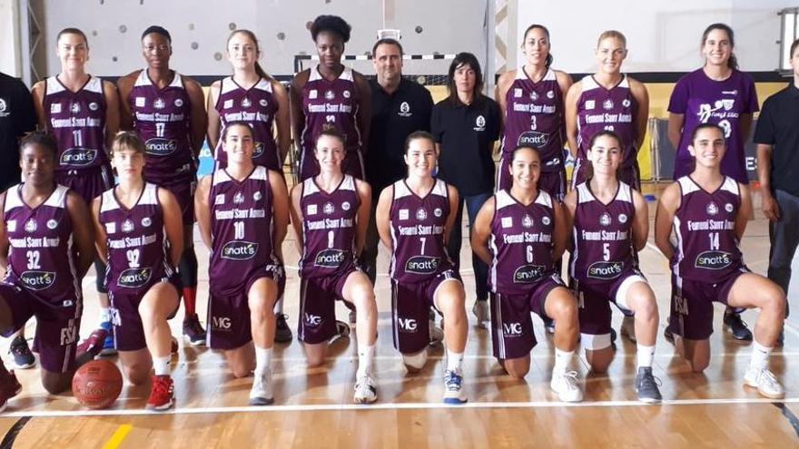 Formación del Sant Adriá que descendió a Liga Femenina 2 la temporada pasada