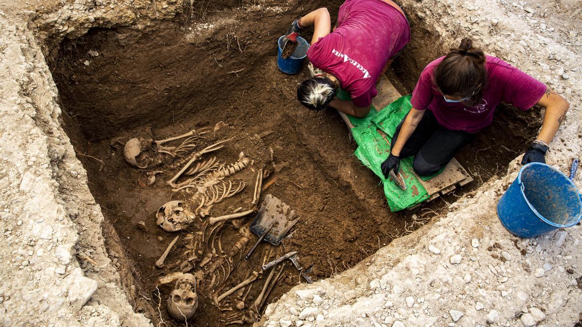 Nuevos hallazgos en las excavaciones del cementerio de Alicante
