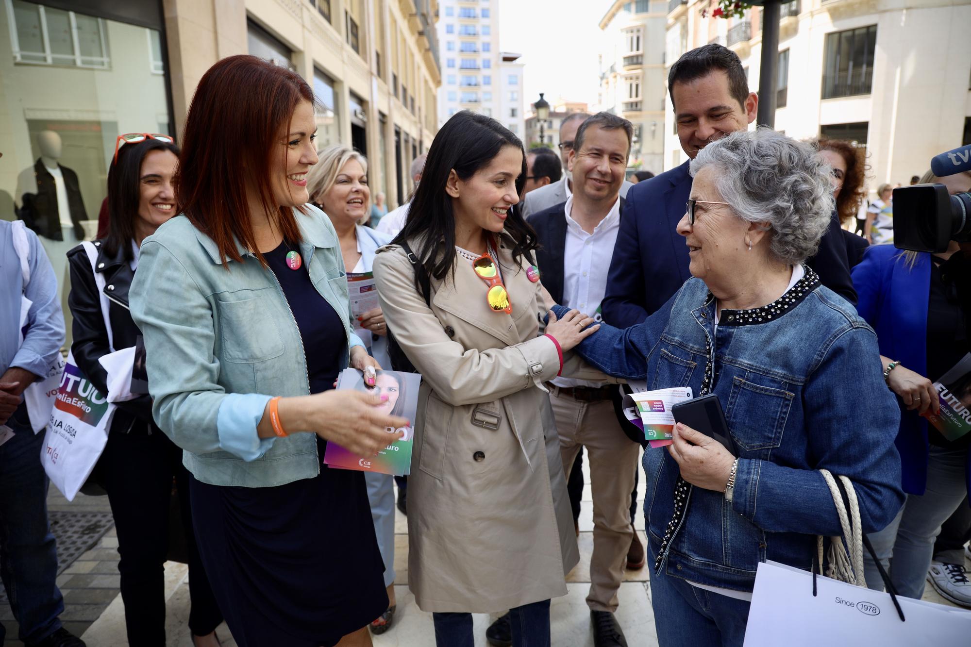 Desayuno informativo y visita de Inés Arrimadas en Málaga