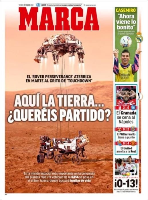 Portada MARCA viernes 19 febrero 2021