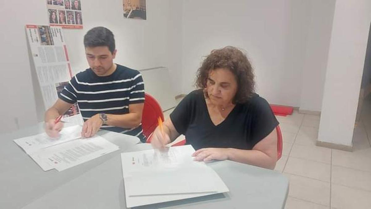El pacto de Bellreguard entre PSPV y Compromís.