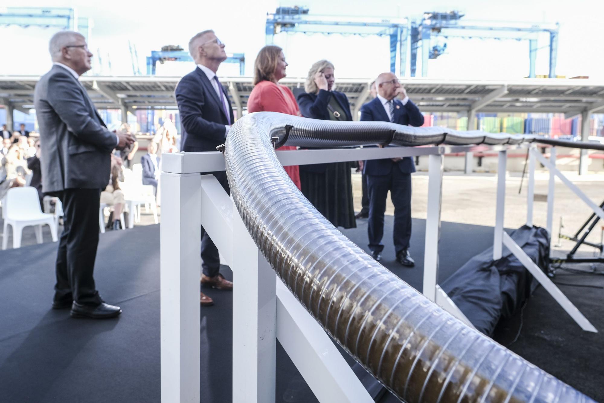 Inauguración de la planta de la empresa Stormalda en el Puerto de Las Palmas