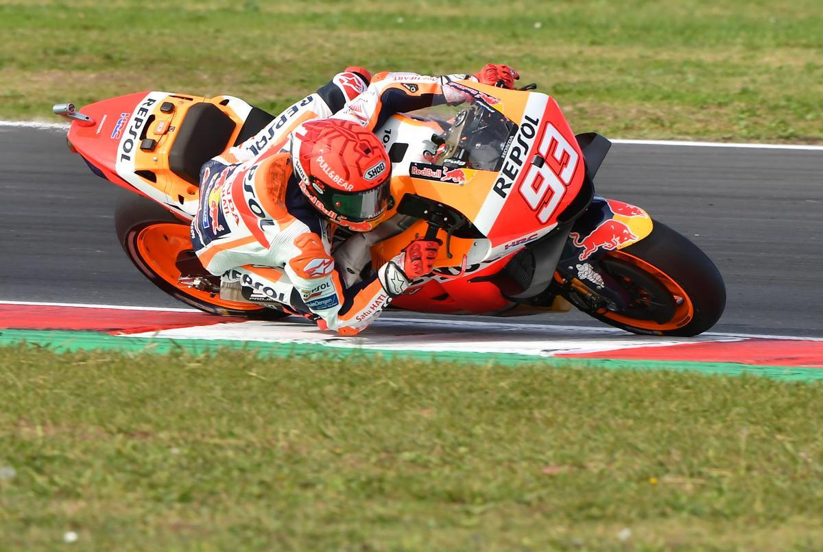Márquez gana el GP de Emilia Romaña y Quartararo conquista el título.