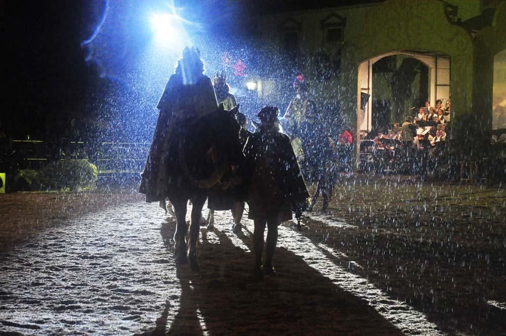 La visita de los Reyes Magos a los pueblos de la provincia.