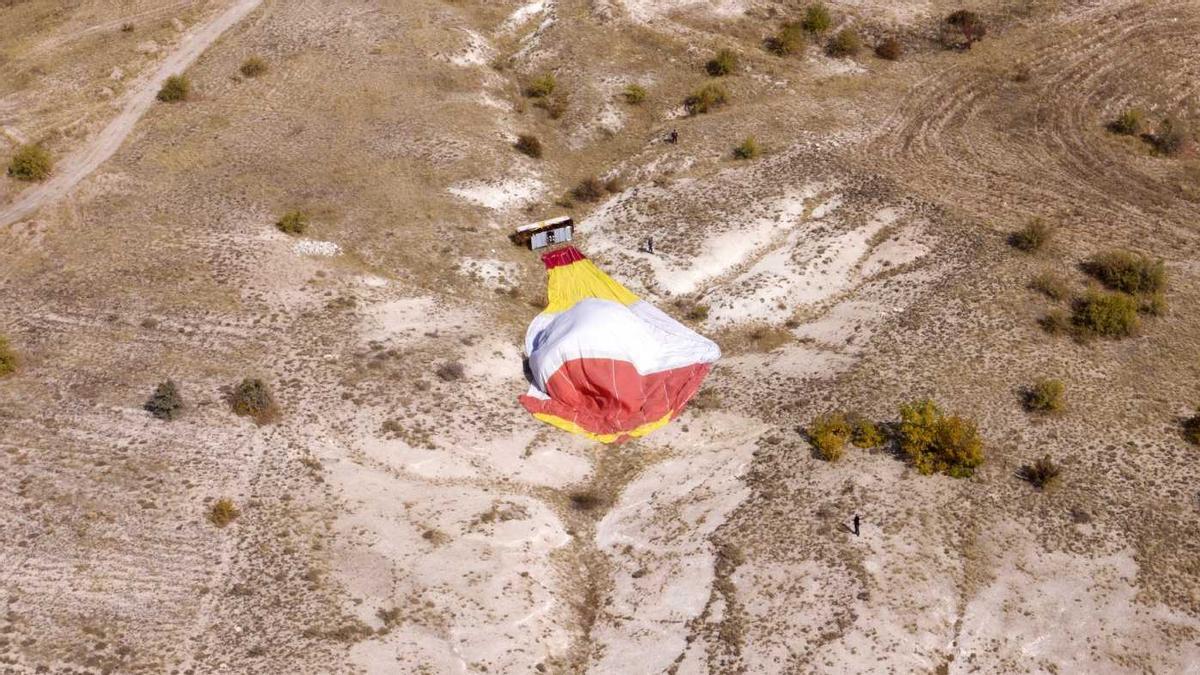 El globo aerostático accidentado en Capadocia.