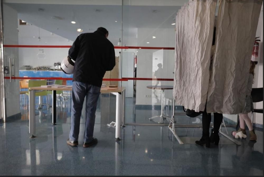 Jornada electoral en el barrio de sa Calatrava, Palma