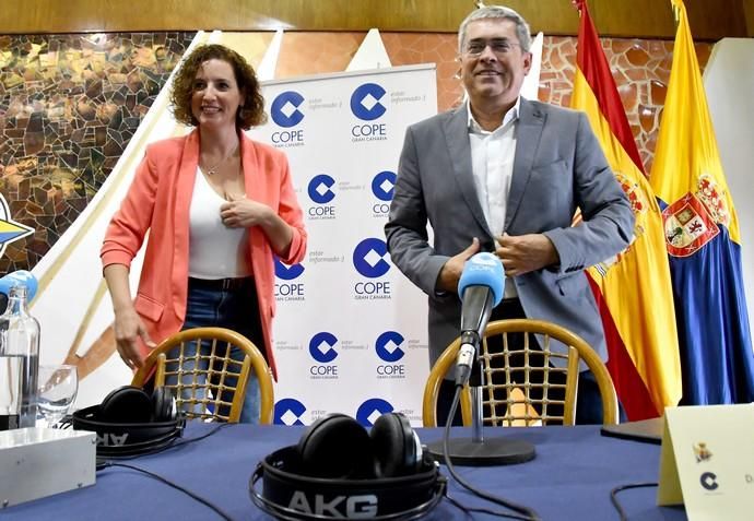 07/05/2019 LAS PALMAS DE GRAN CANARIA. .Los candidatos de los principales partidos al Cabildo de Gran Canaria contrastan sus propuestas en un debate organizado or la cadena COPE, en el Real Club Náutico de Gran Canaria. Nueva Canarias, Antonio Morales. JxGC Coalición Canaria, José Miguel Bravo de Laguna. PP AV, Marco Aurelio Pérez. Sí Podemos, Sara Ramírez. PSOE, Luis Ibarra.  Fotógrafa: YAIZA SOCORRO.  | 07/05/2019 | Fotógrafo: Yaiza Socorro