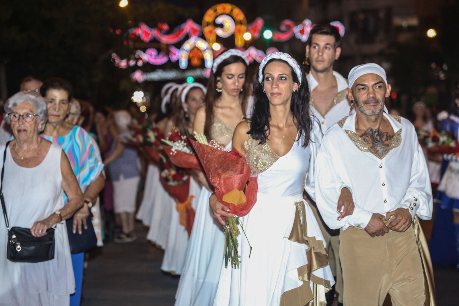 Moros y Cristianos de Altozano 2023: ofrenda de flores a la Virgen de la Asunción