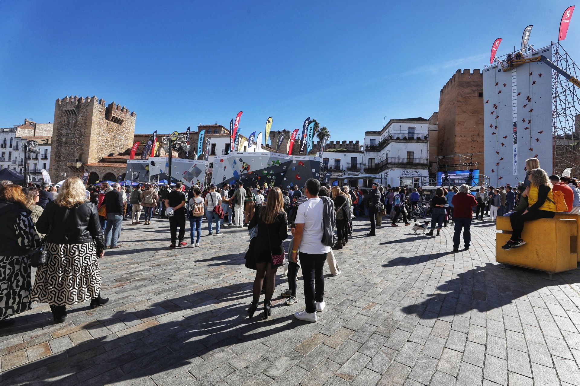 Campeonato de España de Escalada de Bloque y Velocidad y Copa de España de Velocidad en Cáceres