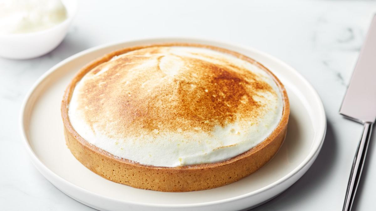 El pastel de limón de Jordi Bordas, con zumo de limón natural.