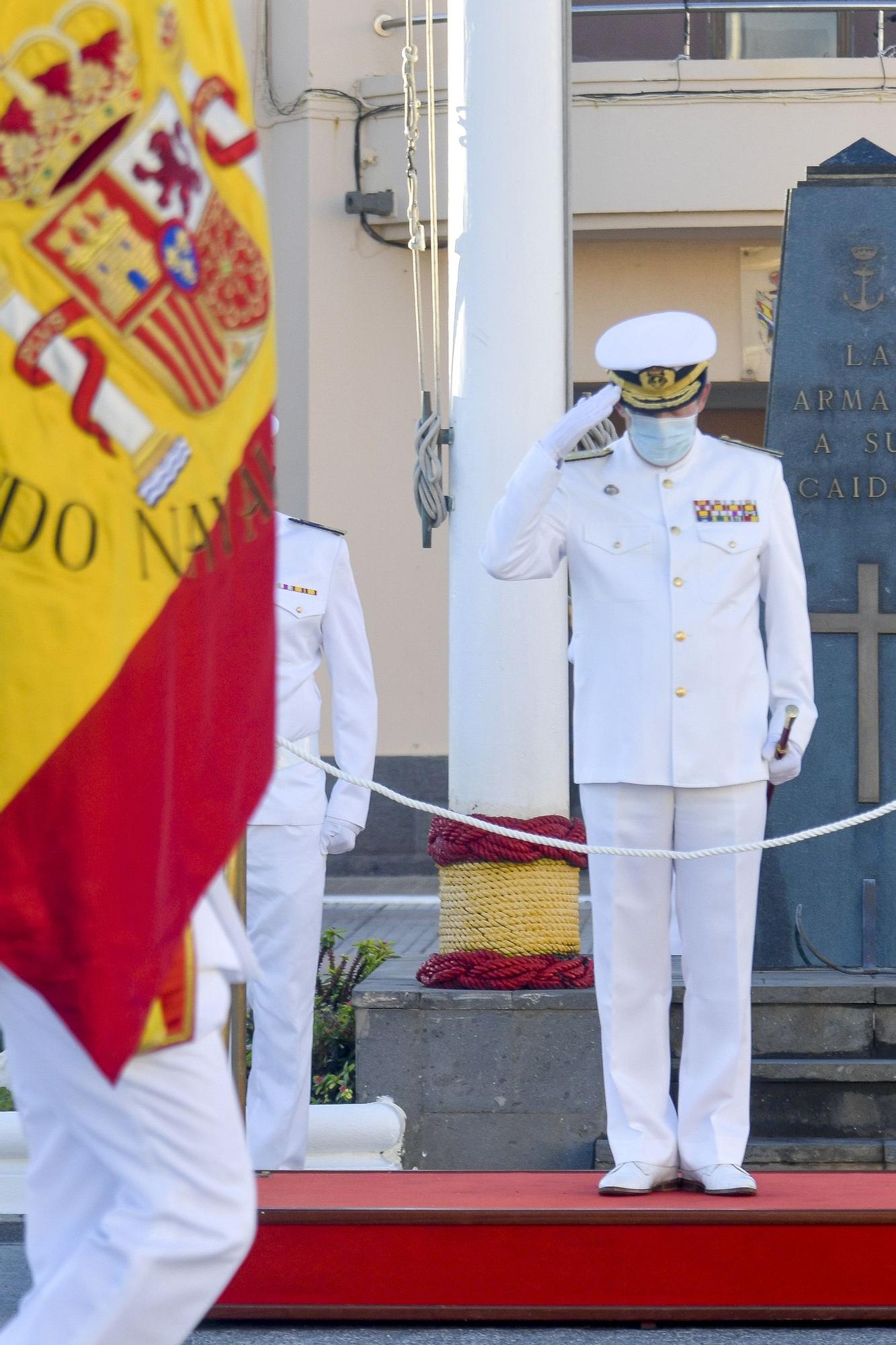 Visita del jefe del Estado Mayor de la Armada a Las Palmas de Gran Canaria