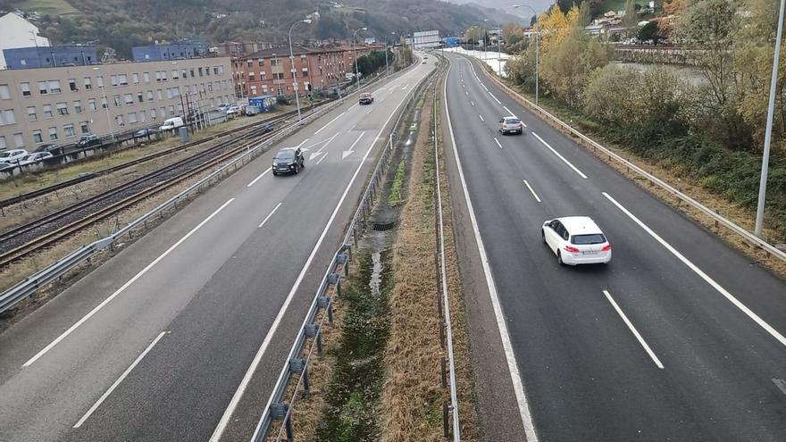 La autovía entre Mieres y Oviedo recupera la normalidad tras seis meses de cortes por obras