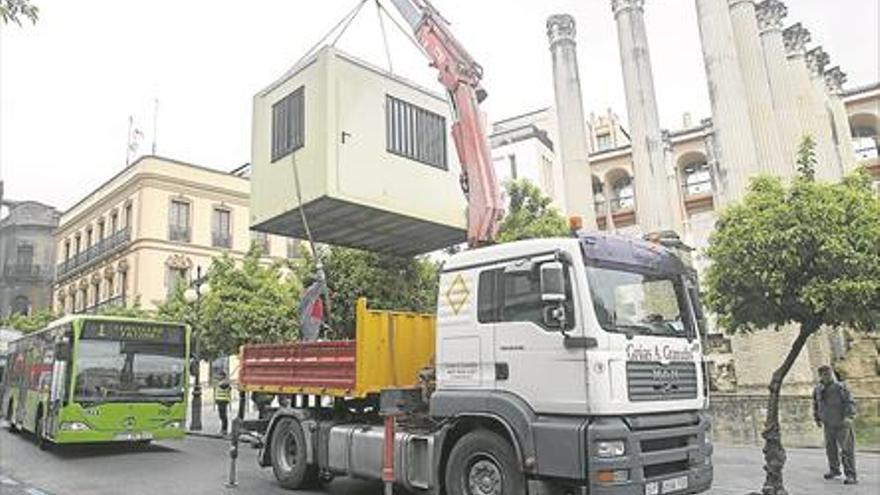 Arranca la restauración del Templo Romano, que culminará en verano