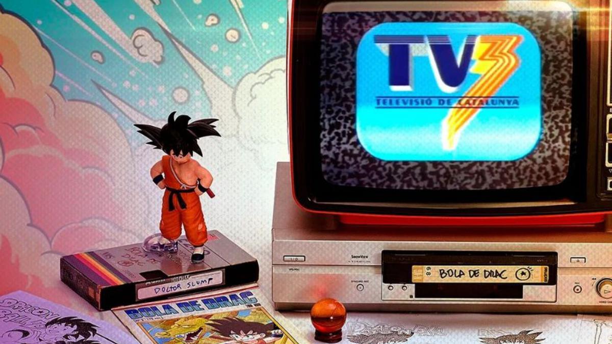 Una figura de Son Goku, protagonista de ‘Bola de drac’. | EL PERIÓDICO