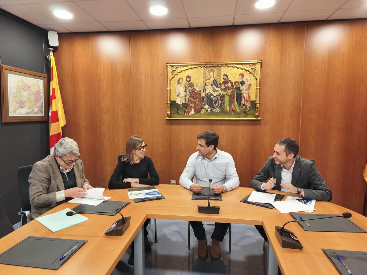 La signatura del conveni