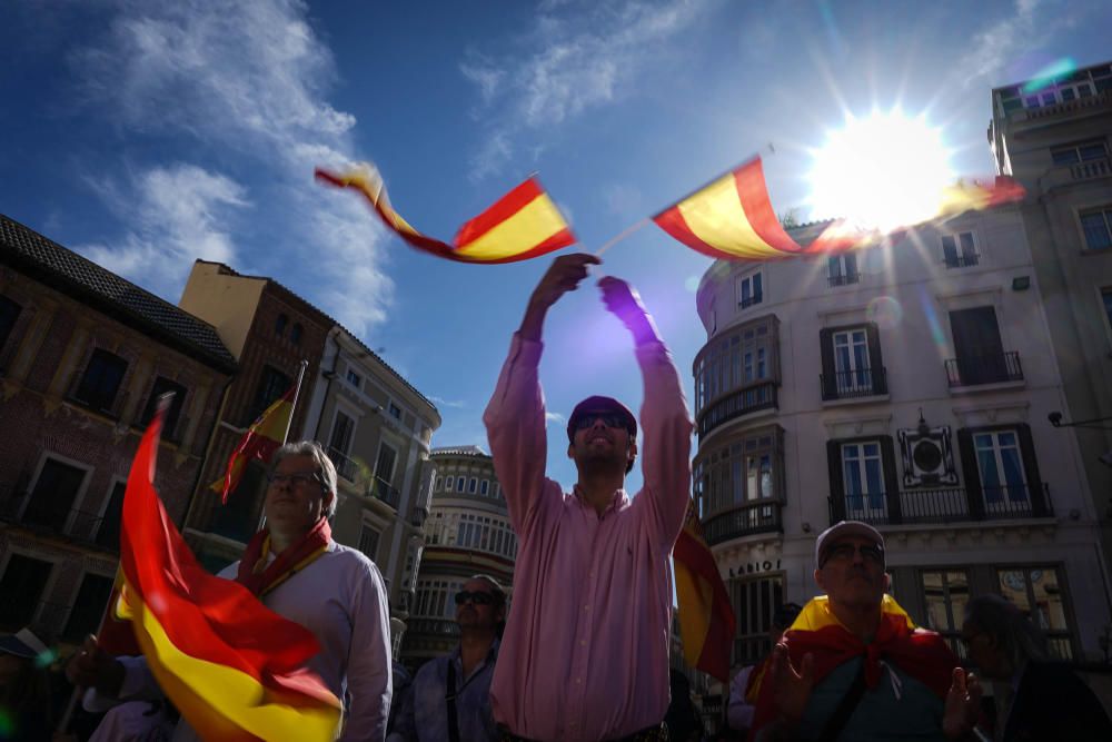 Manifestación por la unidad de España en Málaga