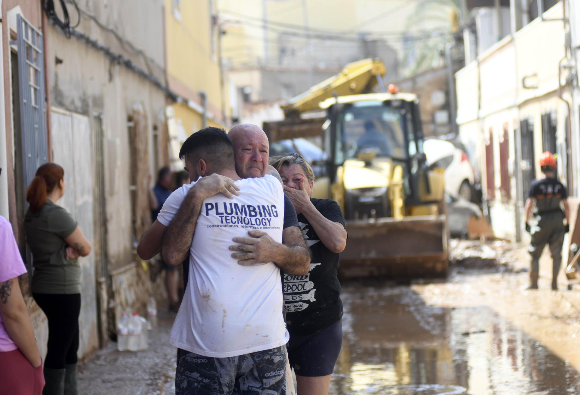 Los estragos del temporal en Javalí Viejo, en imágenes