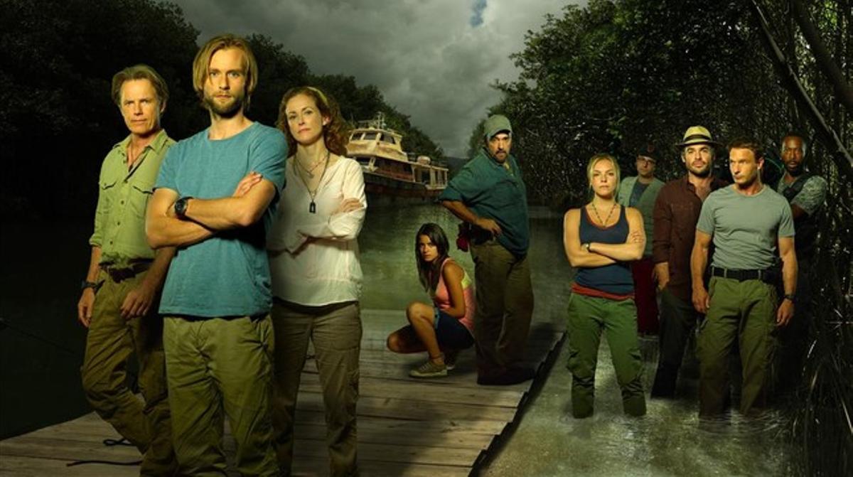 Els protagonistes de la sèrie de Cuatro ’The river’. Els protagonistes de la sèrie de Cuatro ’The river’.
