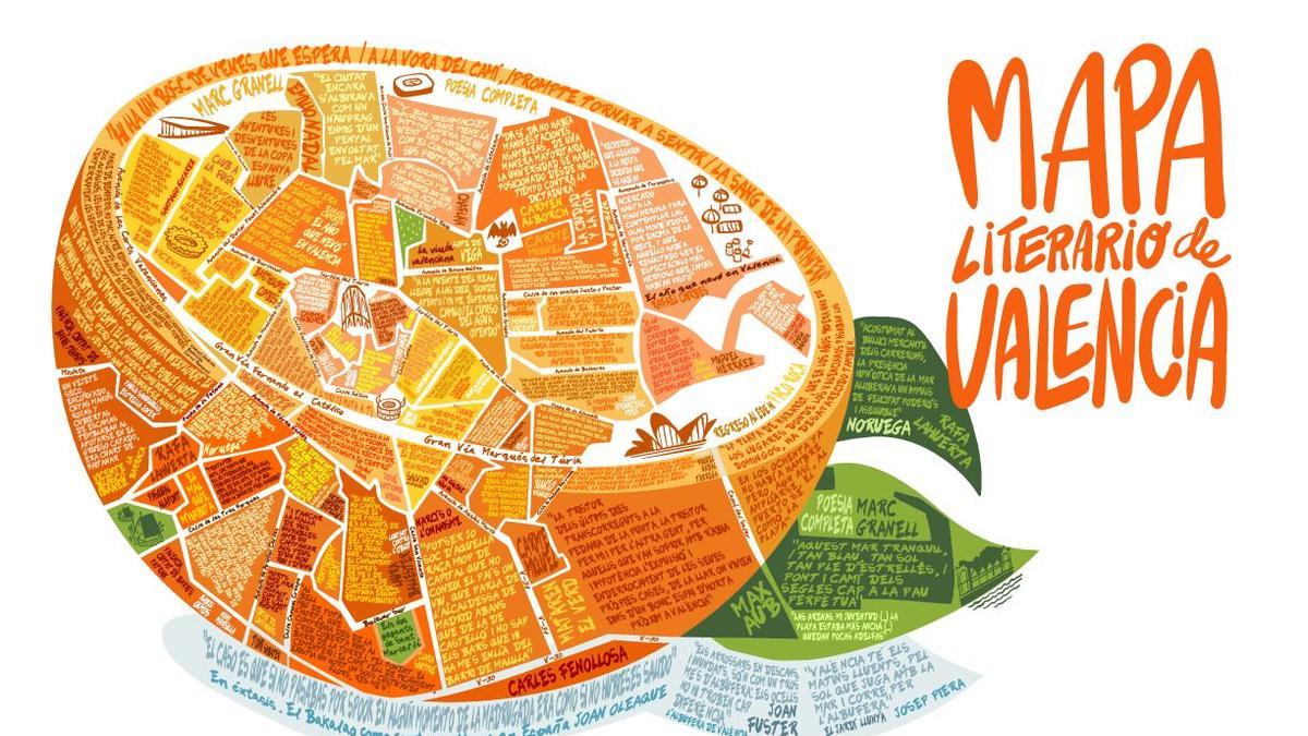 El Mapa Literario de València.