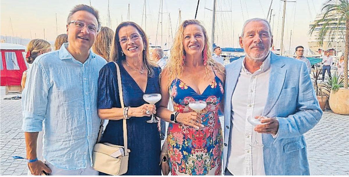 Kay Boris Brandstrup, Elisa Villa, Verónica Rojas y Carlos Petisco.