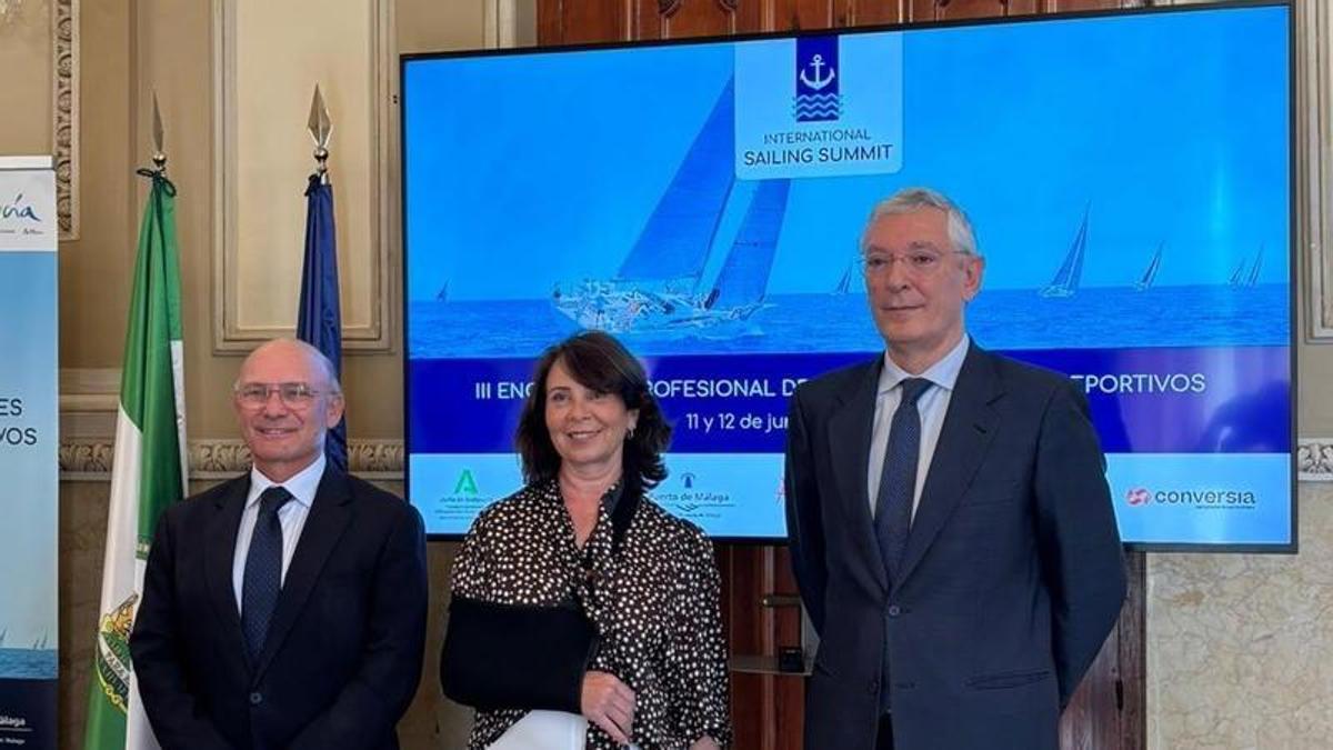 Presentación del III Encuentro Profesional de Náutica y Puertos Deportivos, que tendrá lugar en Málaga los días 11 y 12 de junio en el marco del International Sailing Summit.