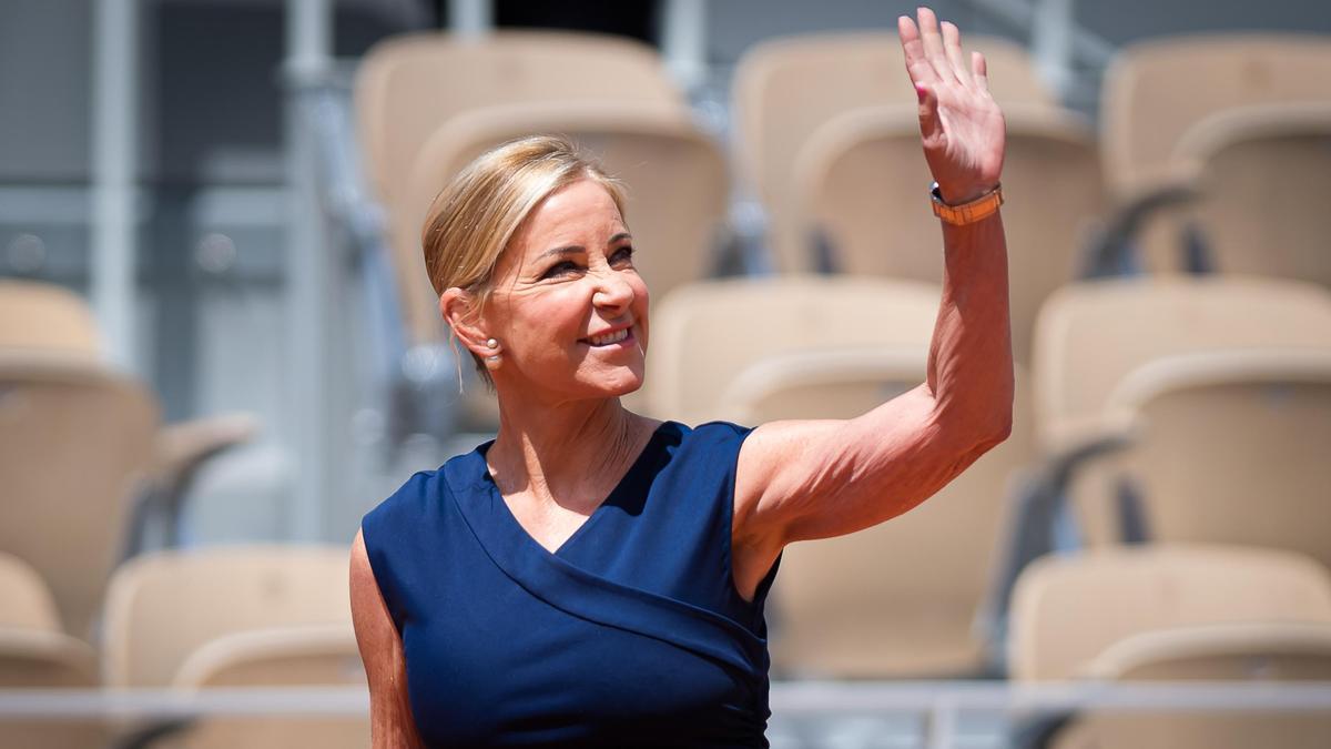 La extenista Chris Evert.