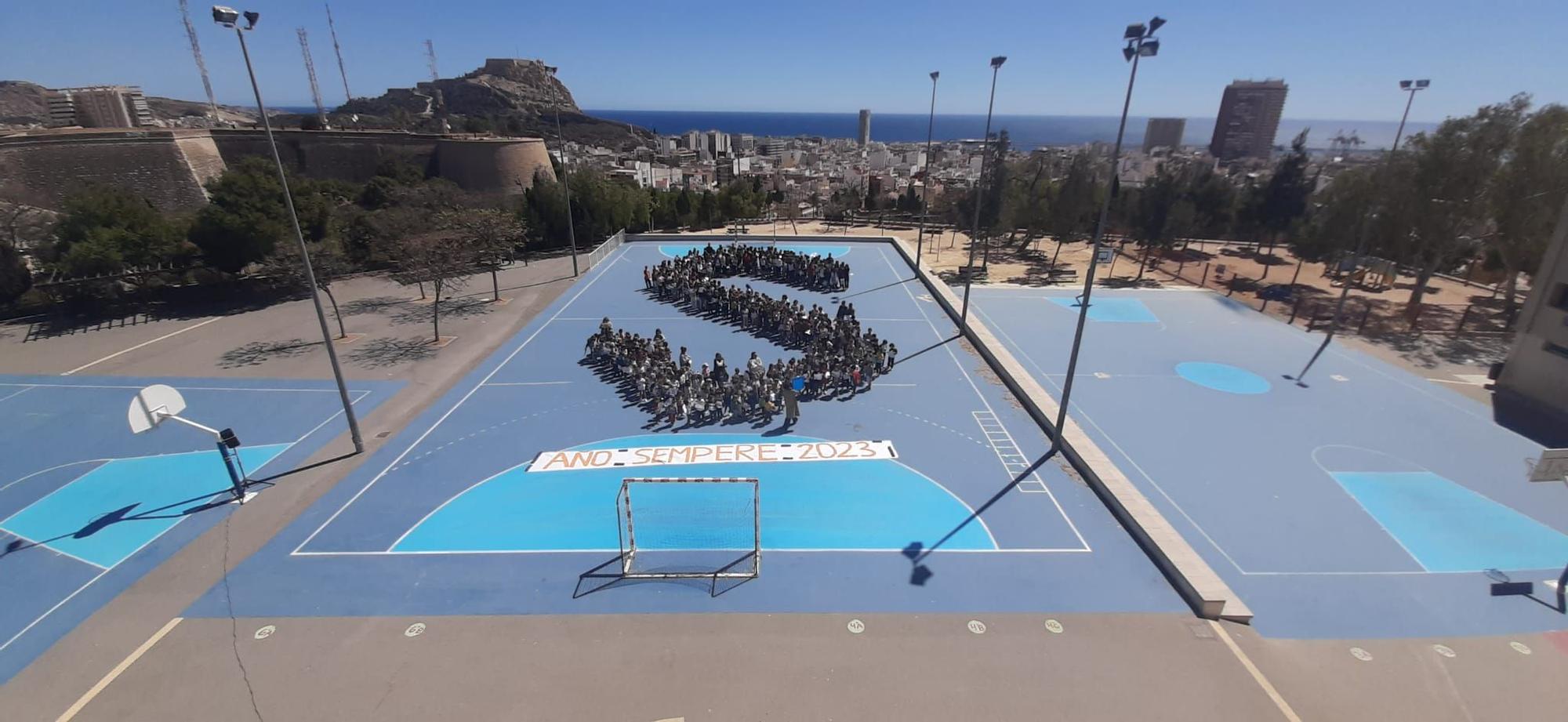 Homenaje a Sempere en el colegio La Aneja de Alicante