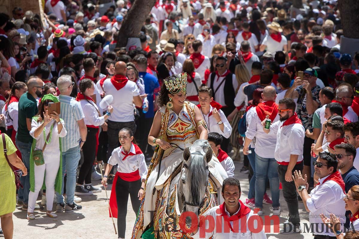 Moros y Cristianos en la mañana del dos de mayo en Caravaca