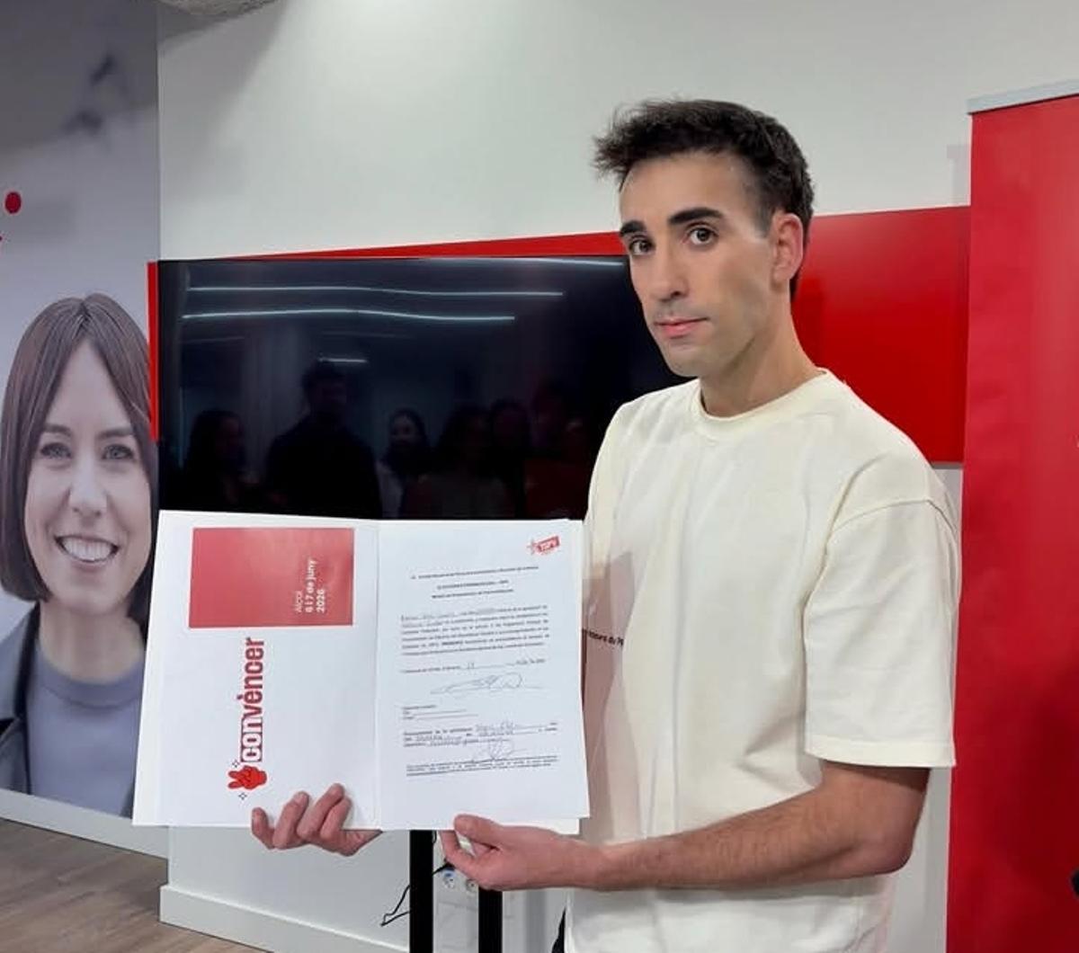 El nuevo secretario general de Joves Socialistes Marcos Durà