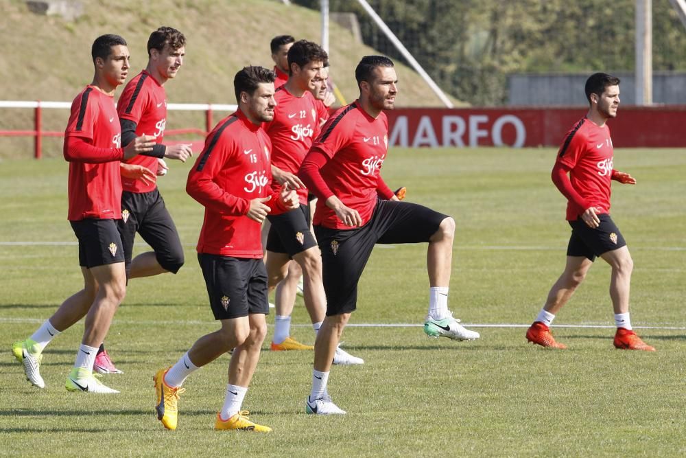 Entrenamiento del Sporting