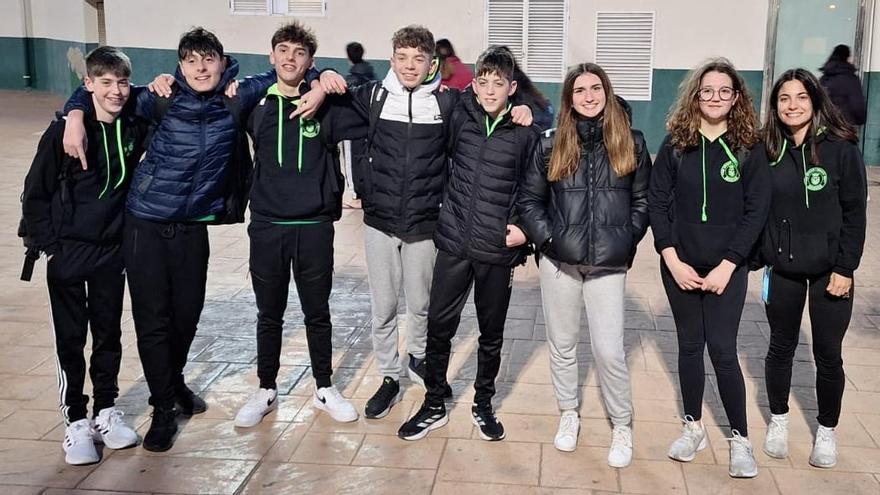 Los infantiles del NiE Gandia en Elche