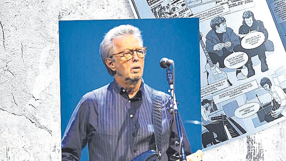 Clapton aborda la biografía del músico con viñetas.